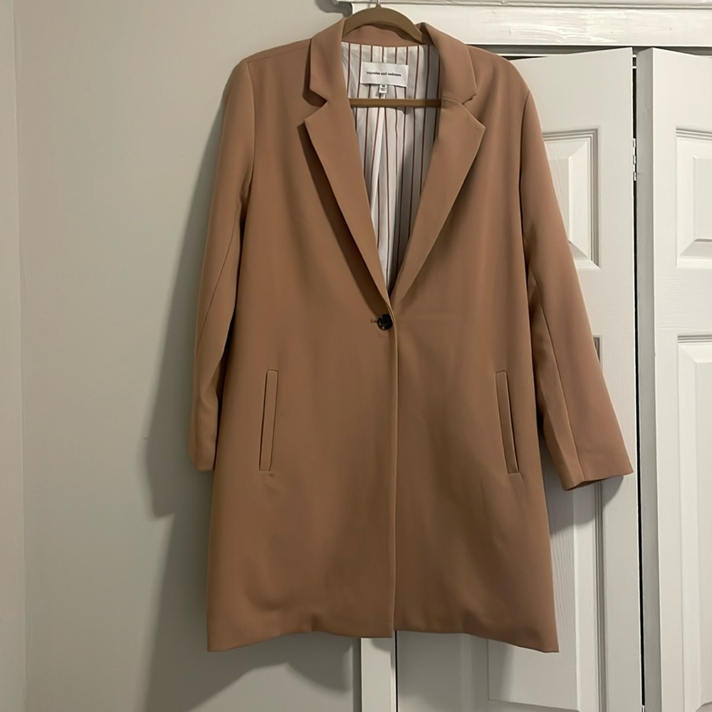 Cupcakes & cashmere camel blazer